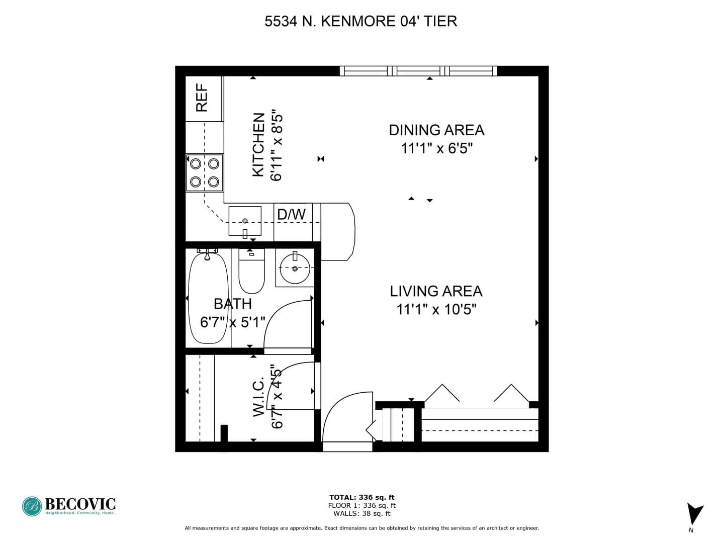 Chicago Apartment: 5534 N Kenmore Avenue