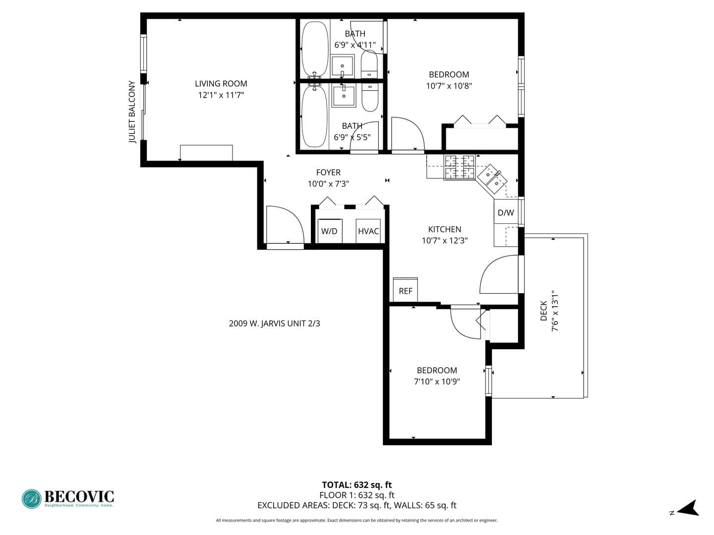 Chicago Apartment: 7320-30 N Damen Ave