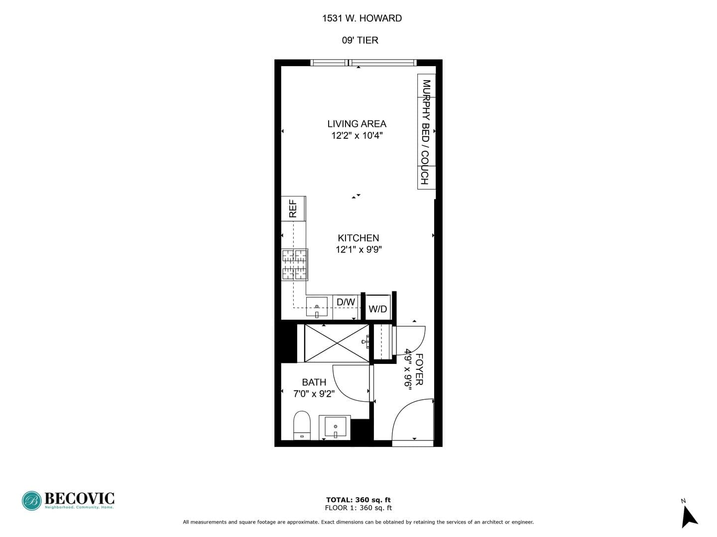 Chicago Apartment: 1531 W Howard Street