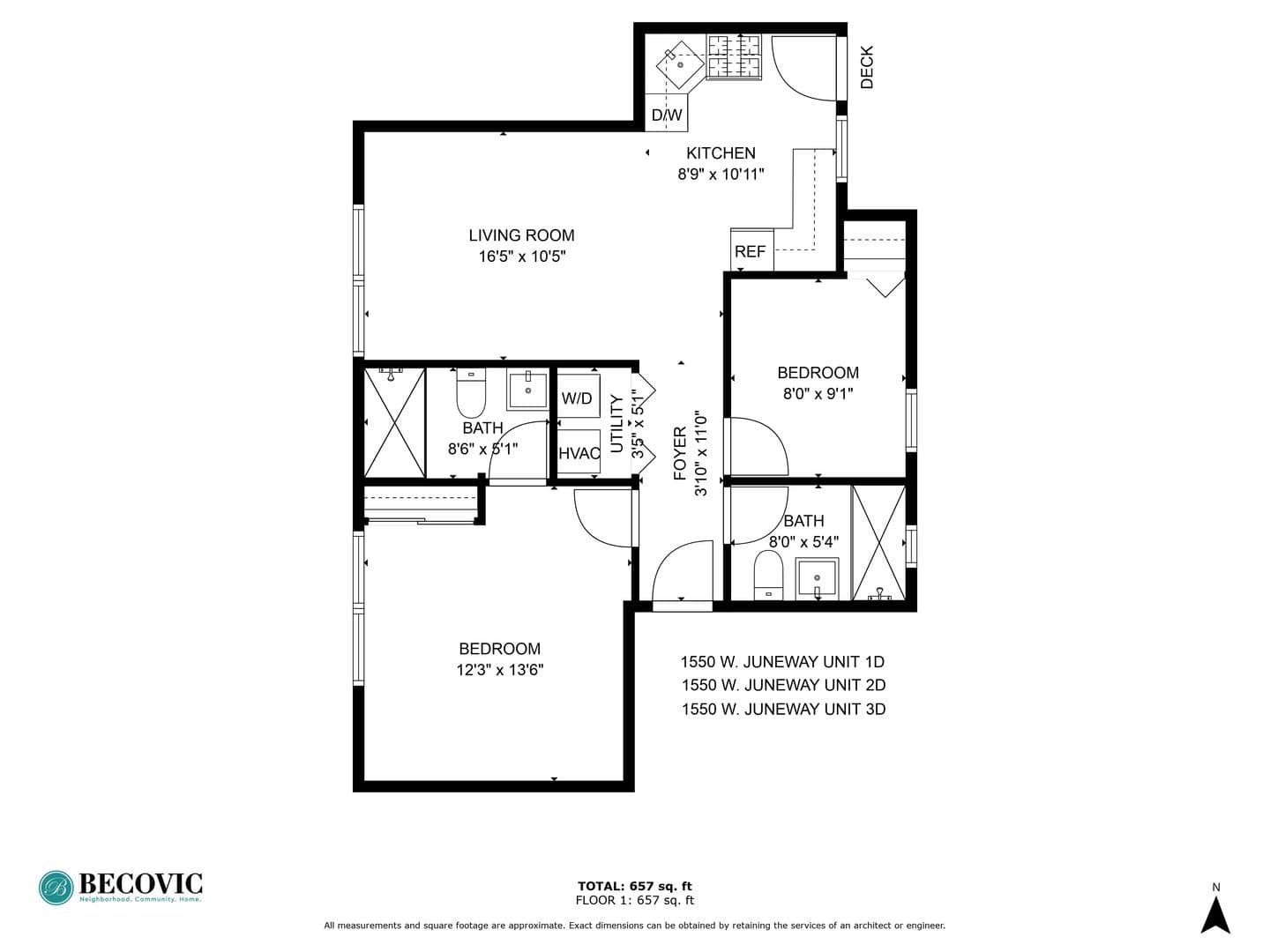 Chicago Apartment: 1548-1558.5 W Juneway