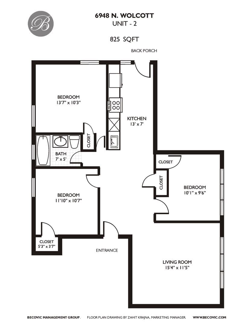 Chicago Apartment: 1902-1908 W Morse Ave