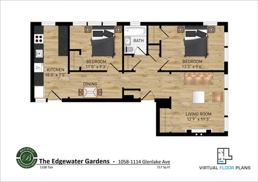 Chicago Apartment: 6100-6118 N Winthrop Ave