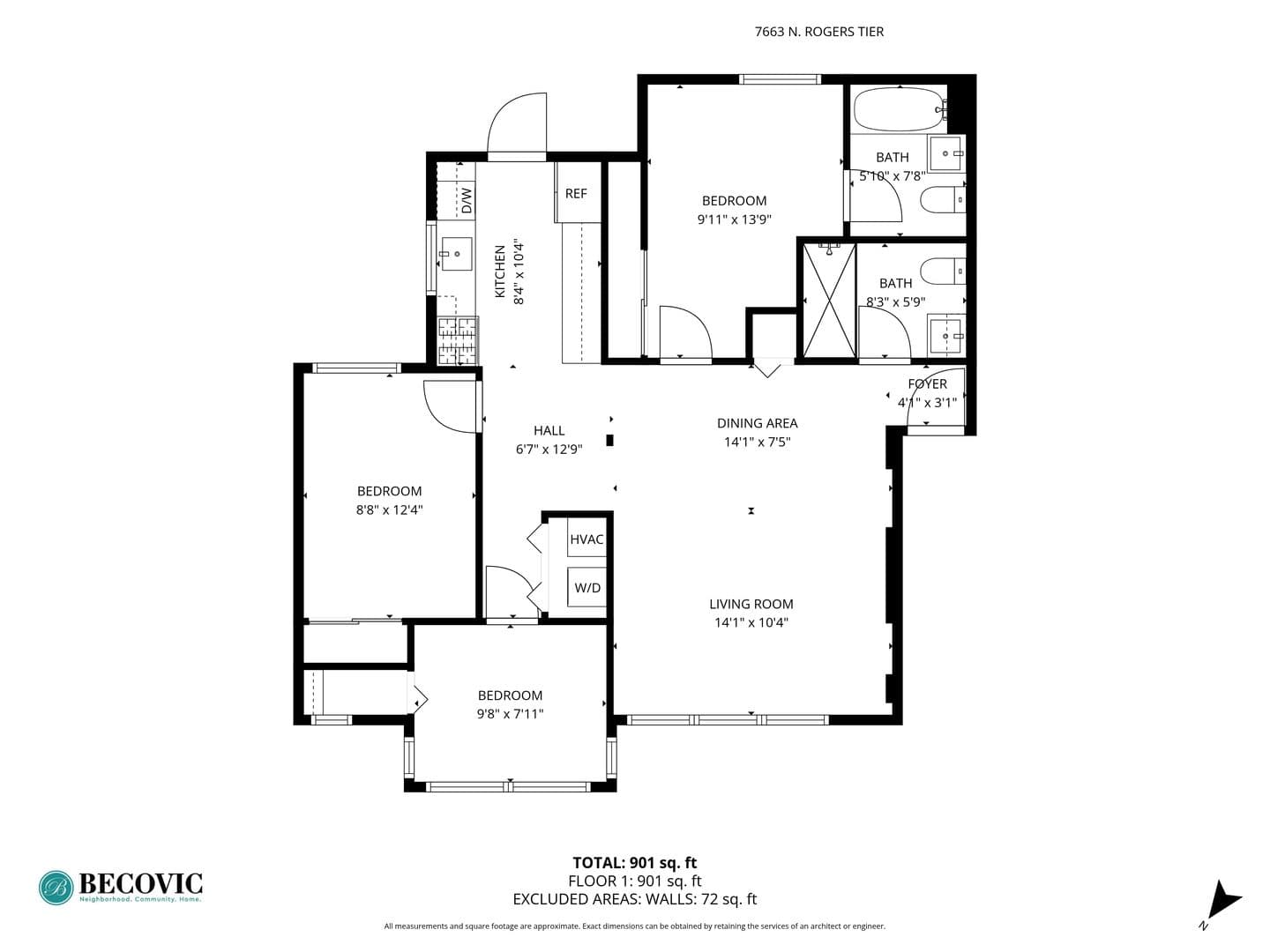 Chicago Apartment: 7642-48 N Eastlake Terrace