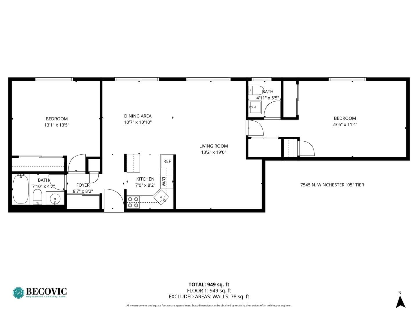 Chicago Apartment: 7545 N Winchester Avenue