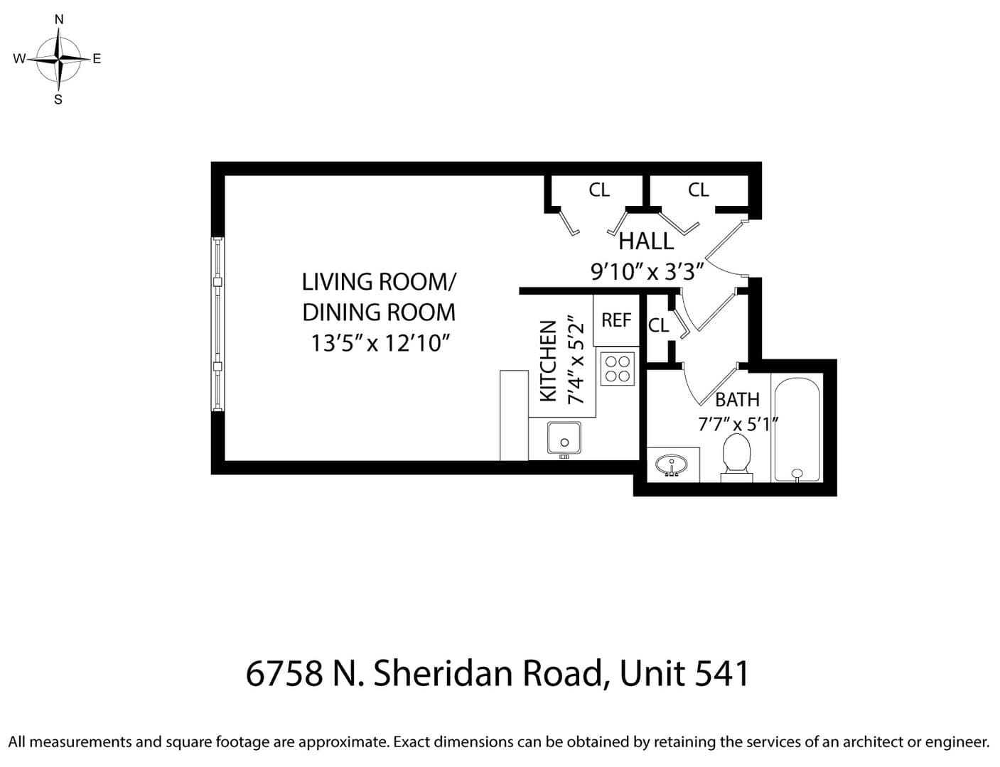 Chicago Apartment: 6758 N. Sheridan Rd.