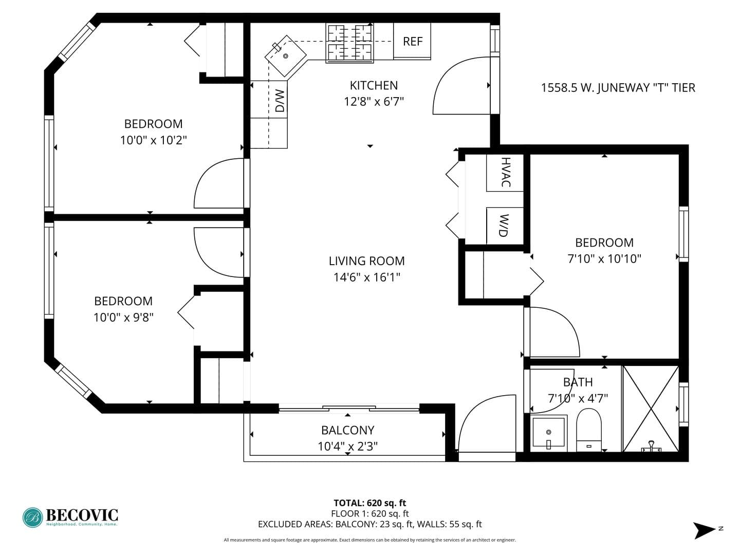 Chicago Apartment: 1548-1558.5 W Juneway