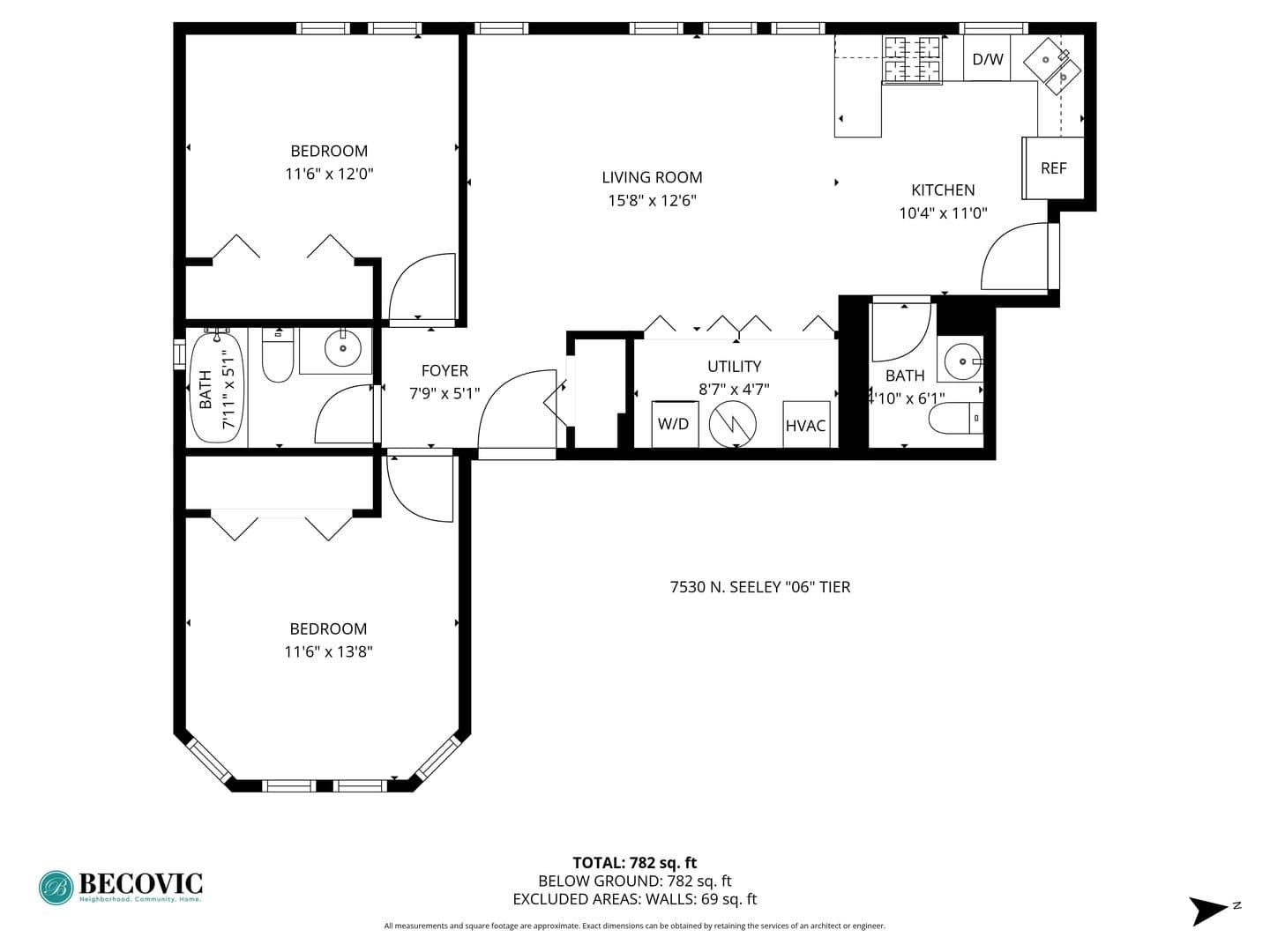 Chicago Apartment: 7526-7530 N Seeley Avenue