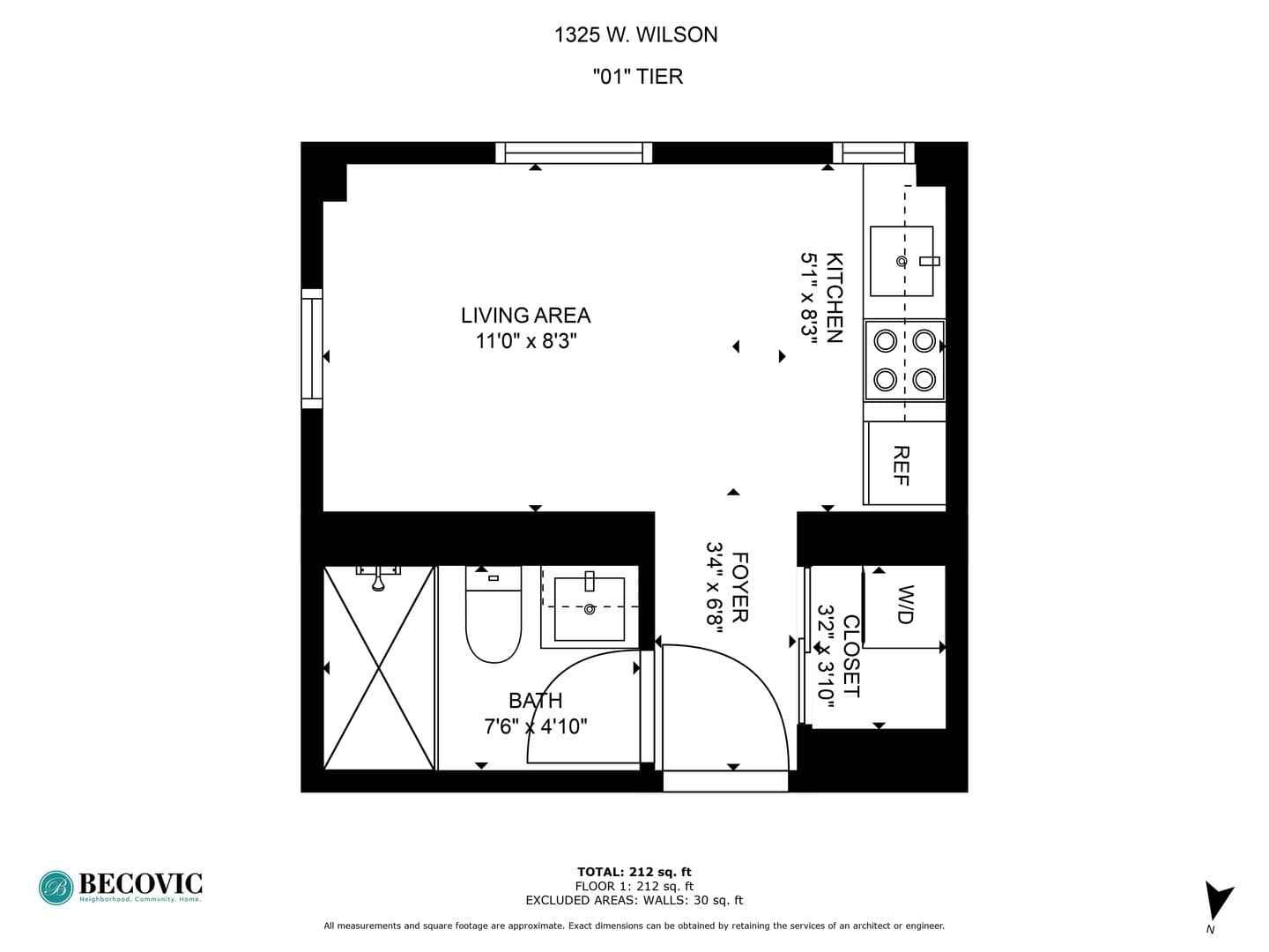 Chicago Apartment: 1325 W Wilson Avenue