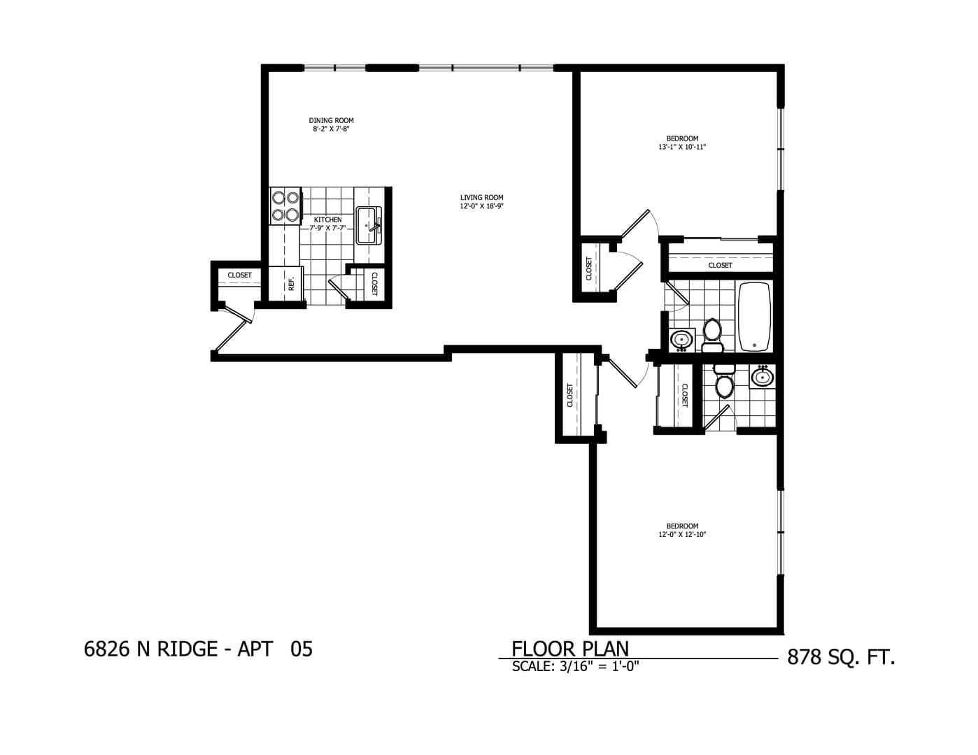 Chicago Apartment: 6826 N Ridge Blvd