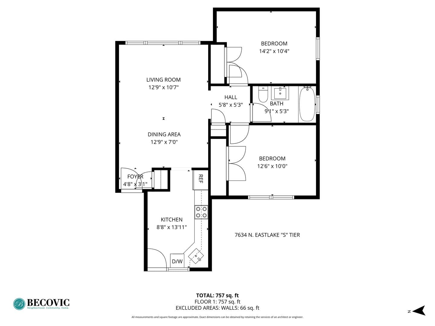 Chicago Apartment: 7630 - 38 N Eastlake Ter