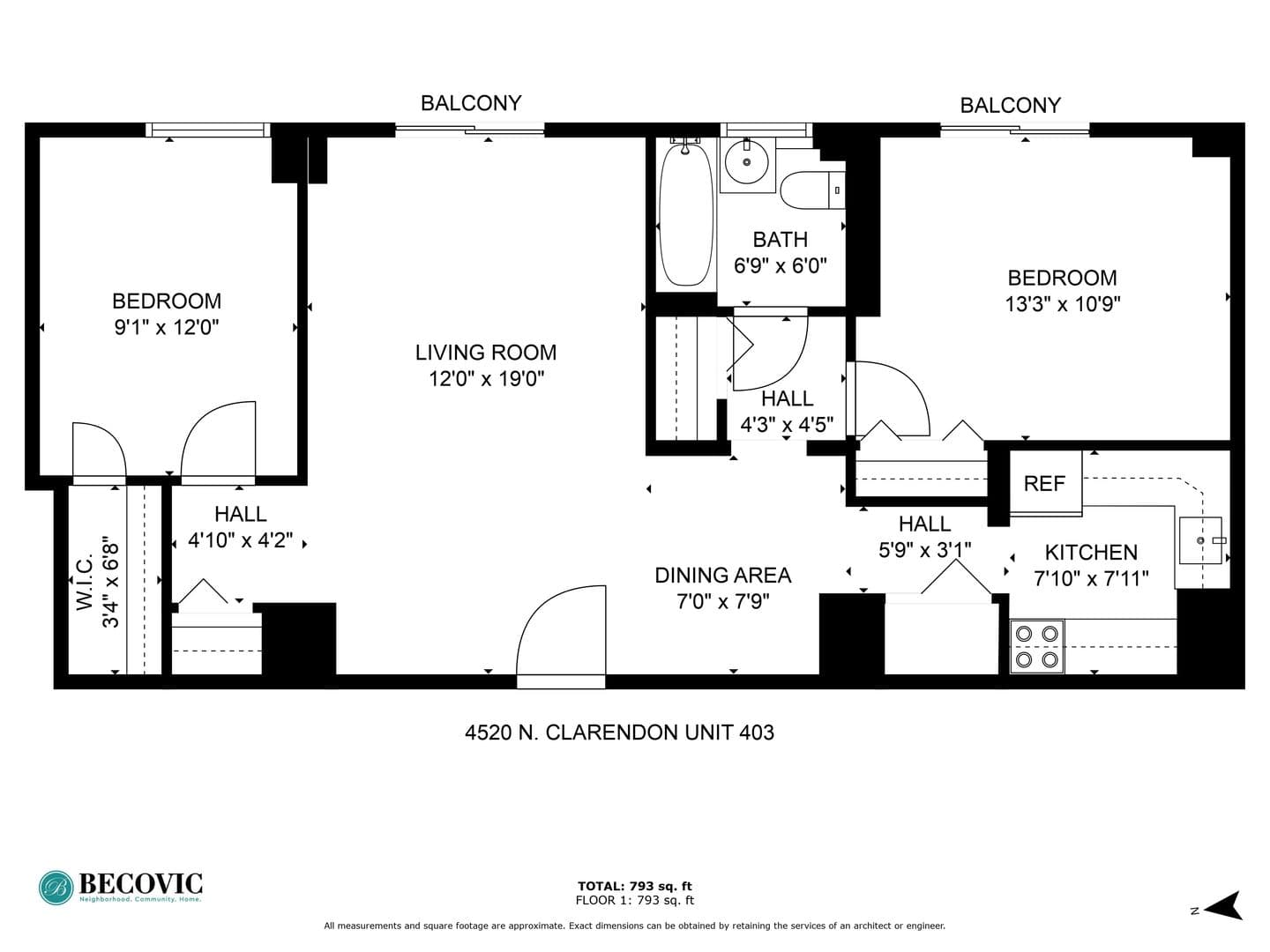 Chicago Apartment: 4520 N Clarendon Ave
