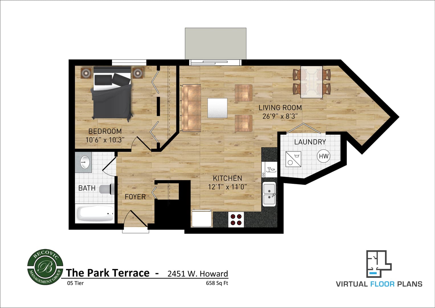 Chicago Apartment: 2451 W Howard Street