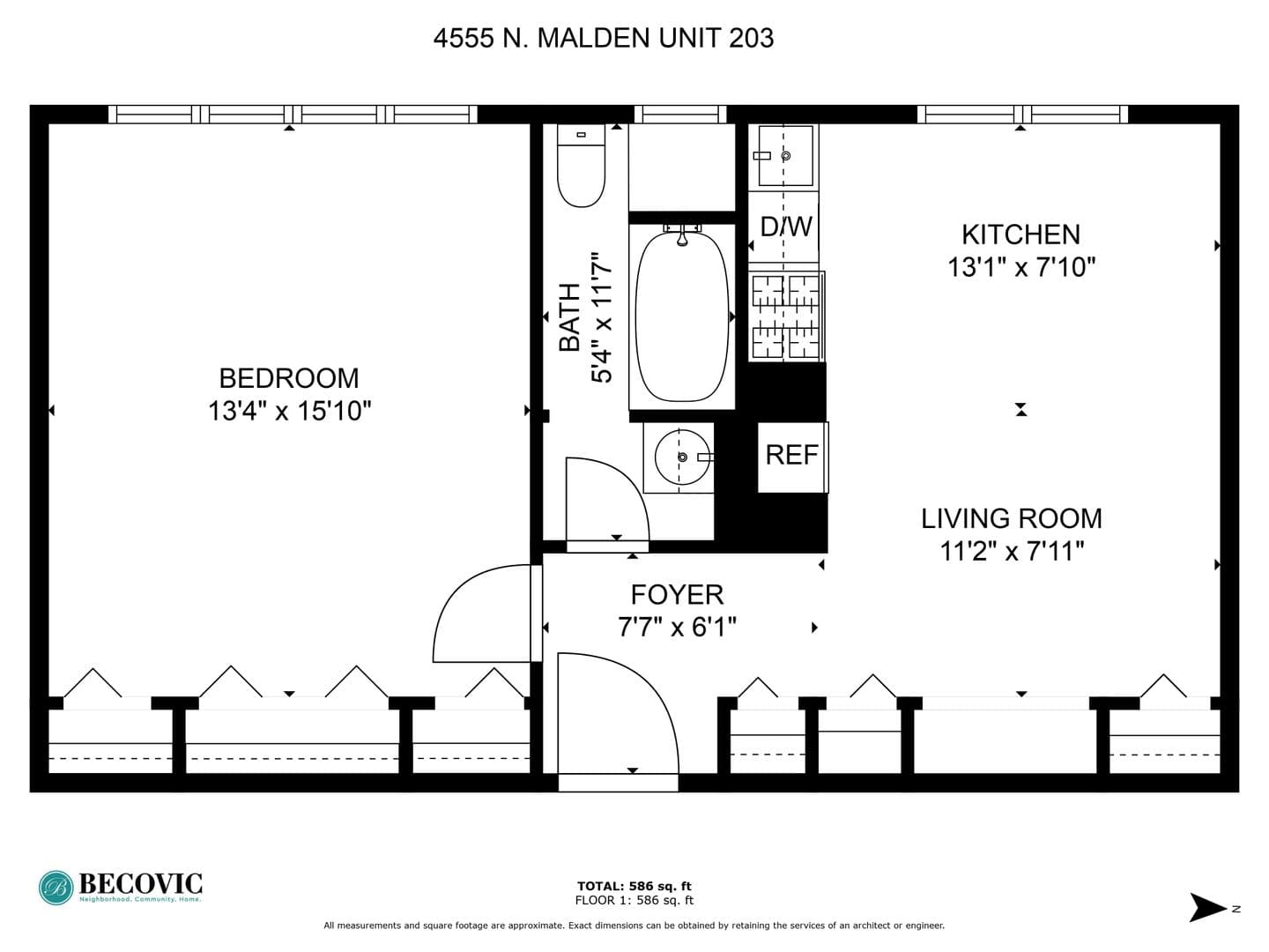 Chicago Apartment: 4555 N Malden St