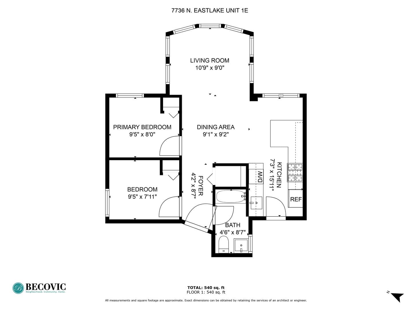 Chicago Apartment: 7736-42 N Eastlake Terrace