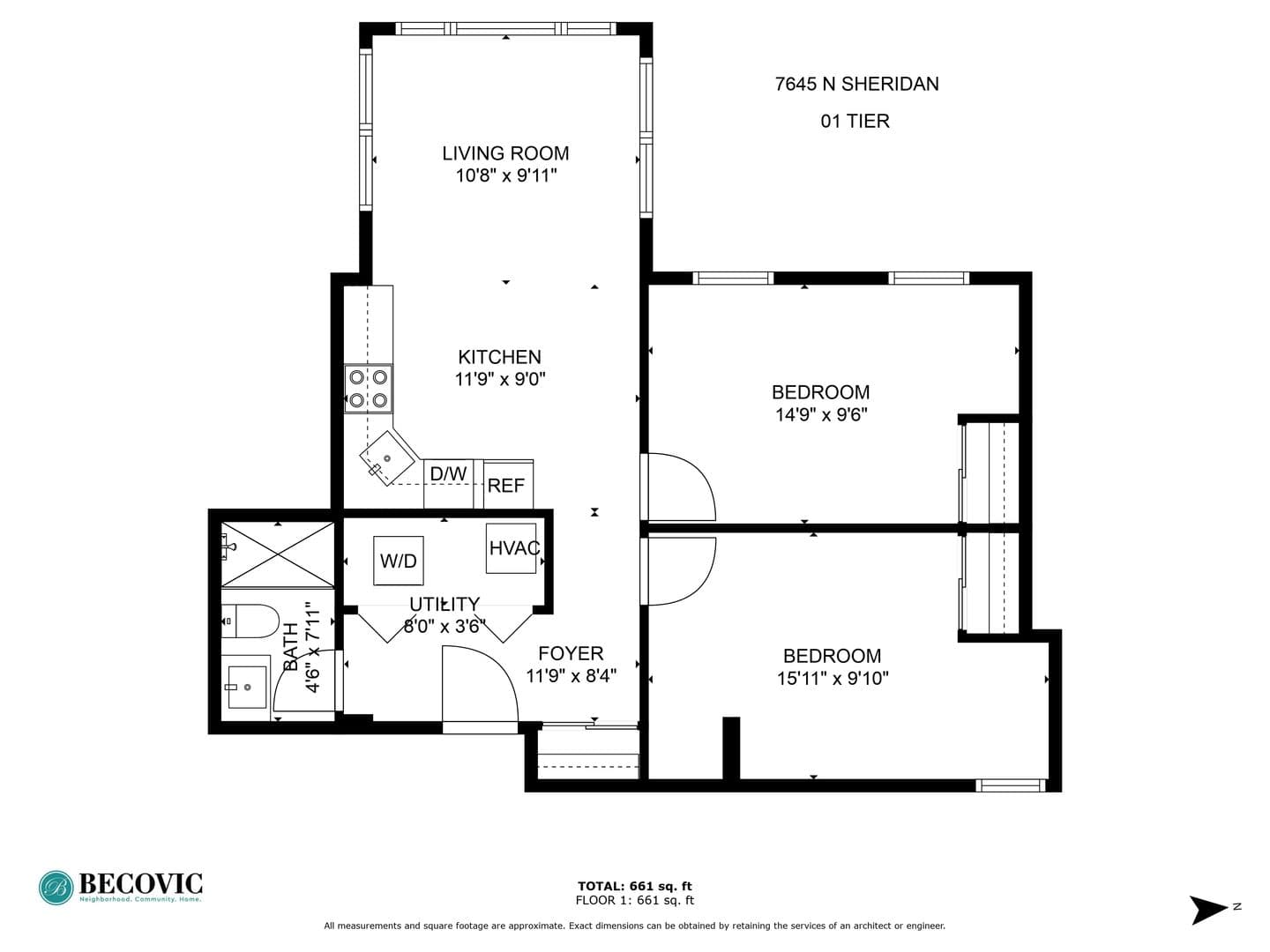 Chicago Apartment: 7645 N Sheridan Rd