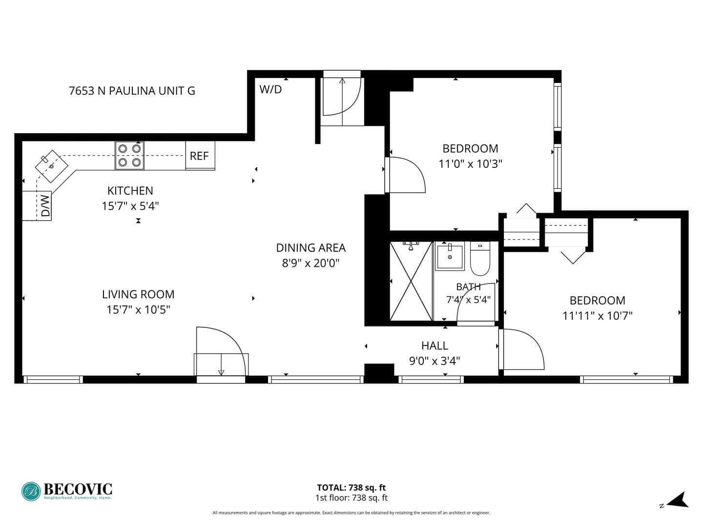 Chicago Apartment: 1649-1655 W. Jonquil