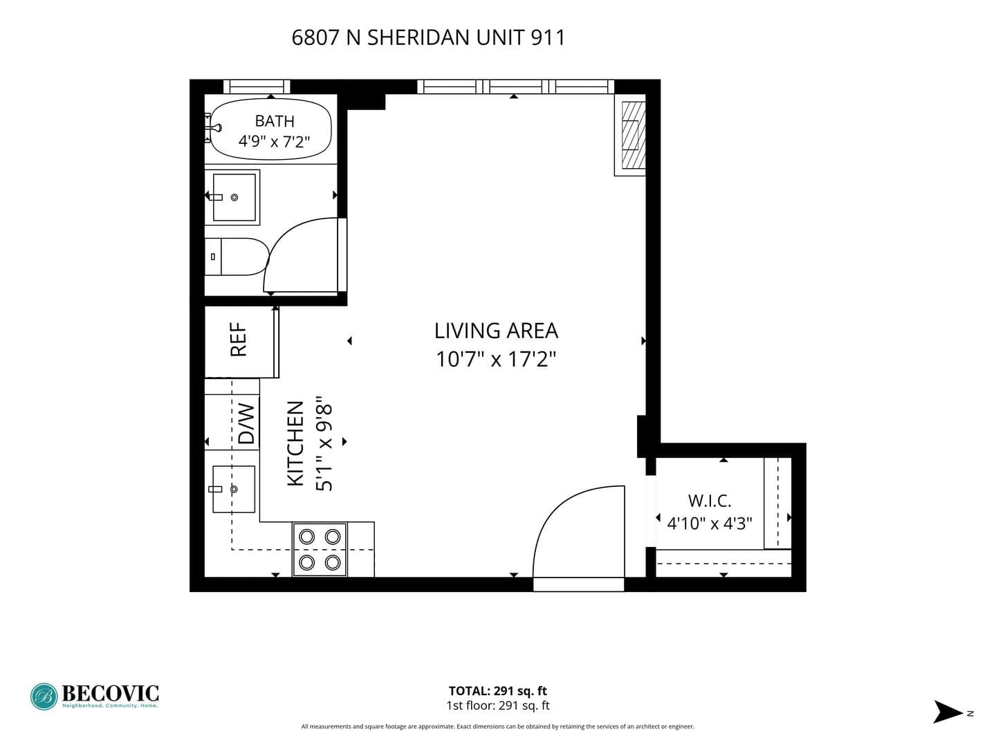 Chicago Apartment: 6807 N Sheridan Road