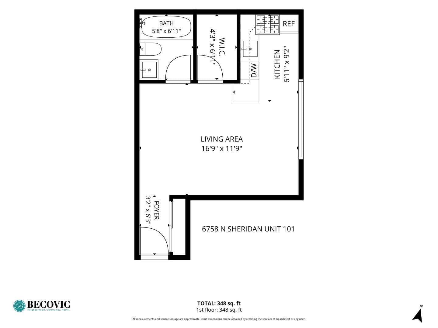Chicago Apartment: 6758 N. Sheridan Rd.