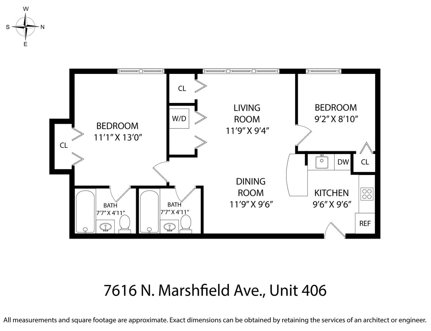 Chicago Apartment: 7616 N Marshfield Ave