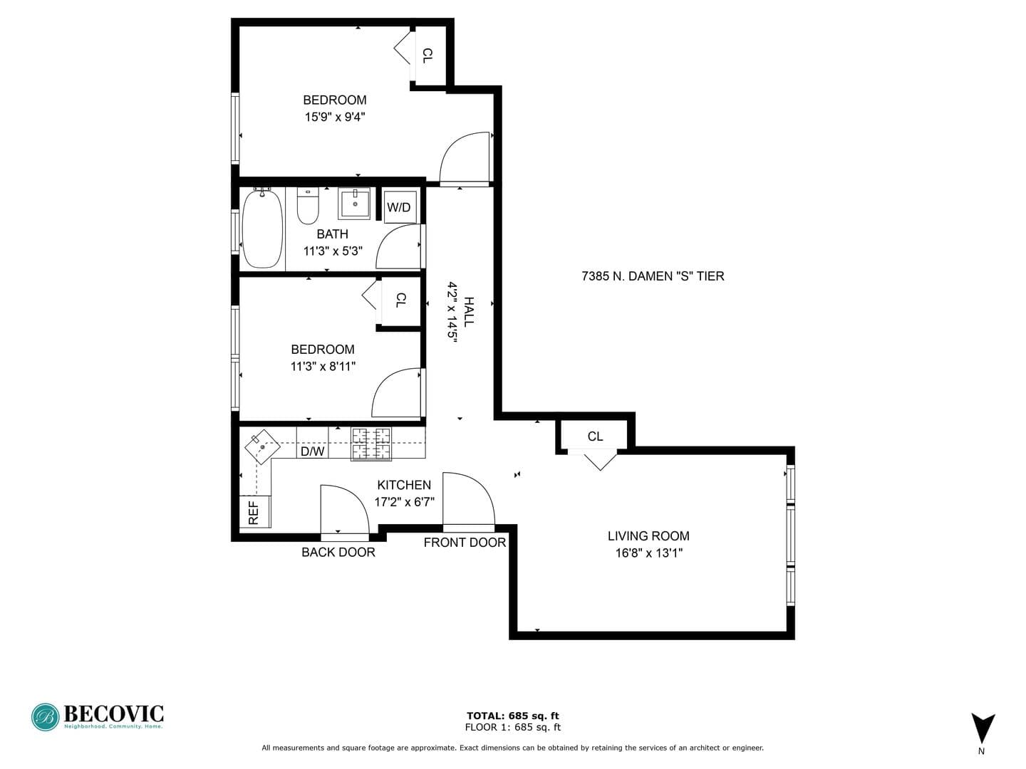 Chicago Apartment: 7381-89 N. Damen Ave