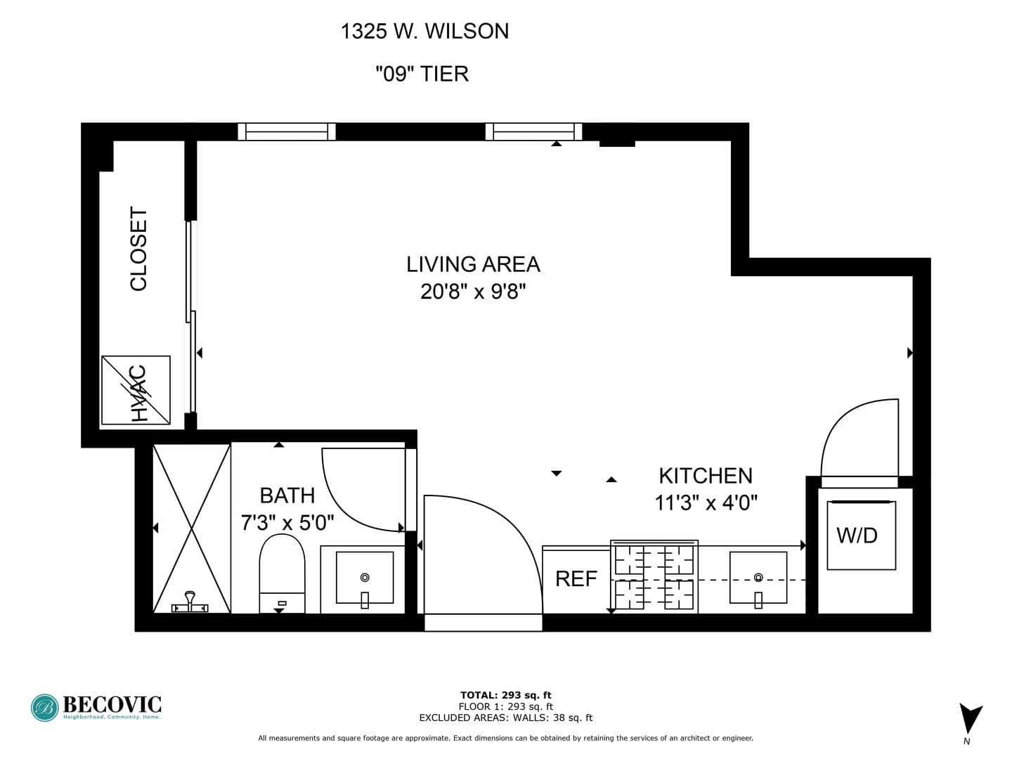 Chicago Apartment: 1325 W Wilson Avenue