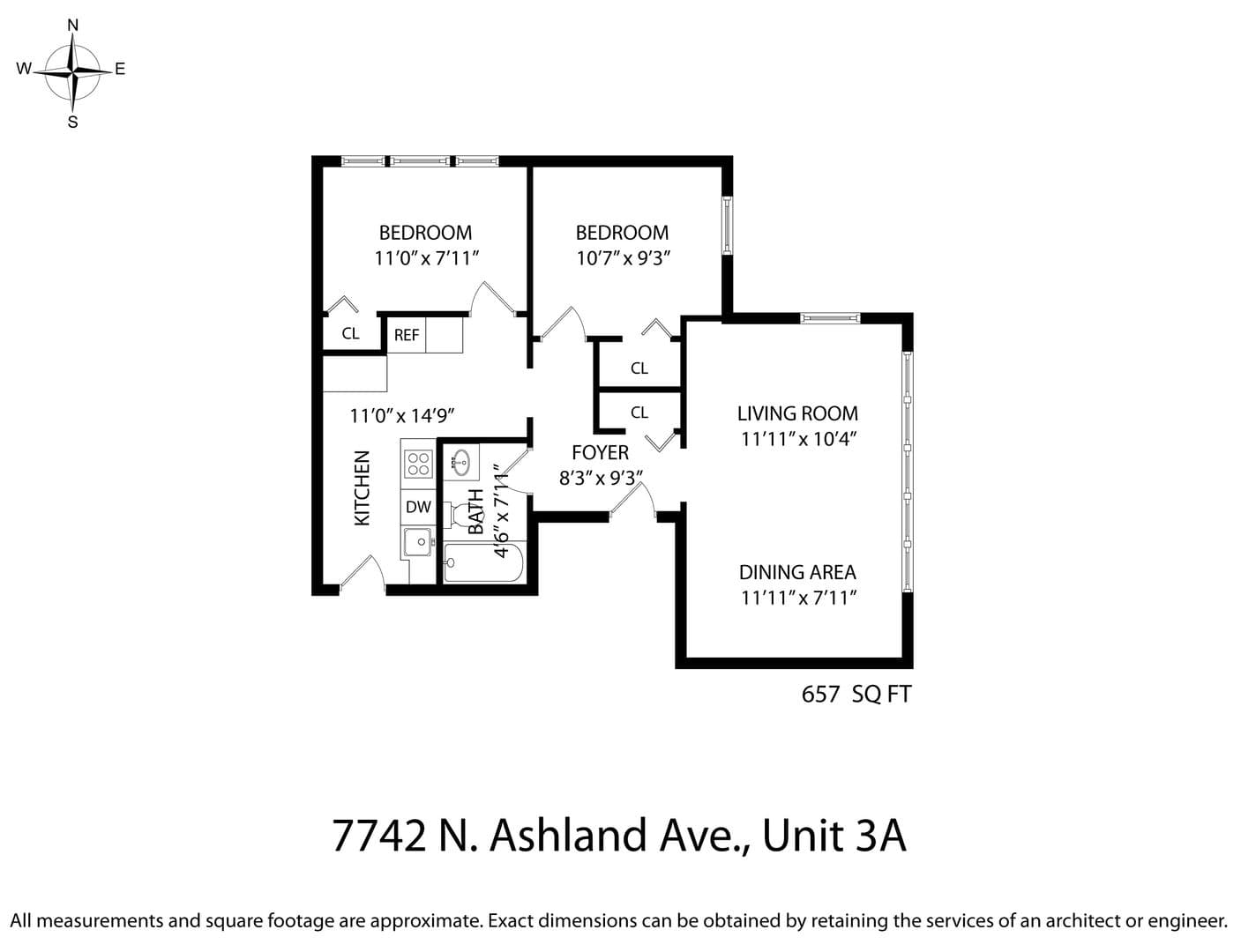 Chicago Apartment: 7736-42 N Ashland Ave