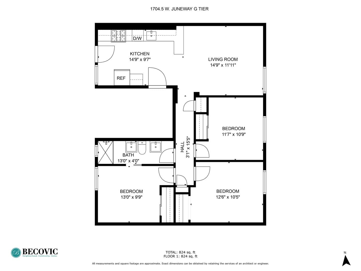 Chicago Apartment: 1700-08 W Juneway Terrace