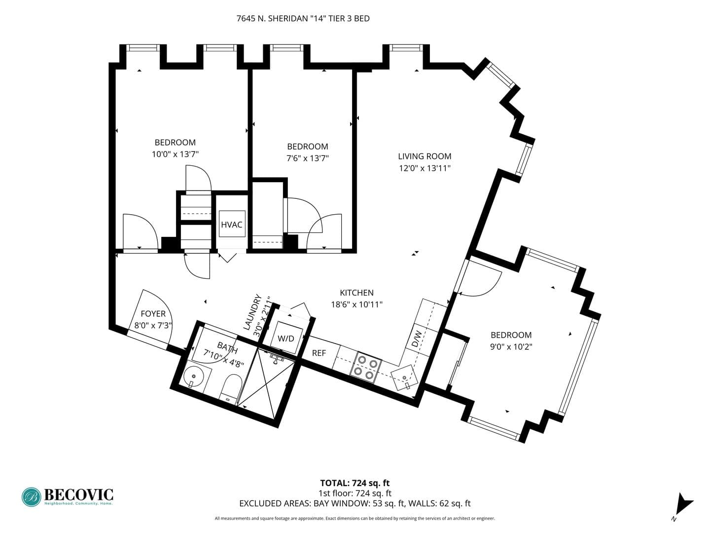Chicago Apartment: 7645 N Sheridan Rd