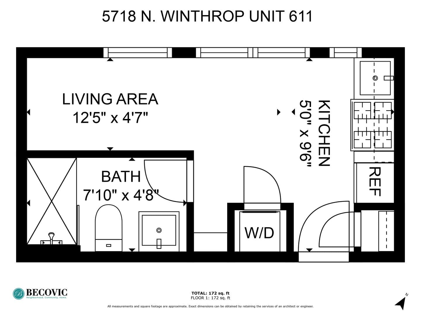Chicago Apartment: 5718 N Winthrop Avenue