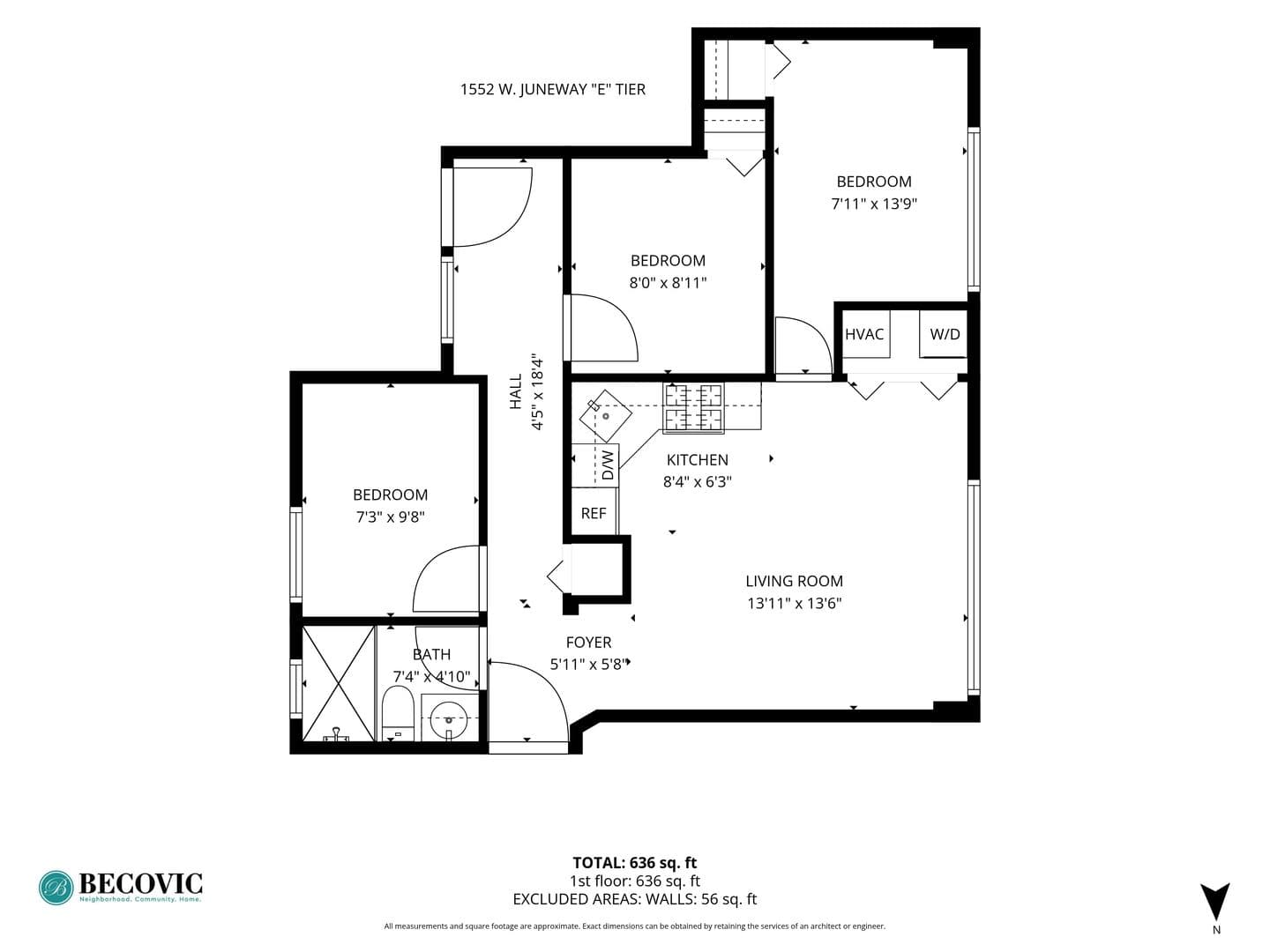 Chicago Apartment: 1548-1558.5 W Juneway