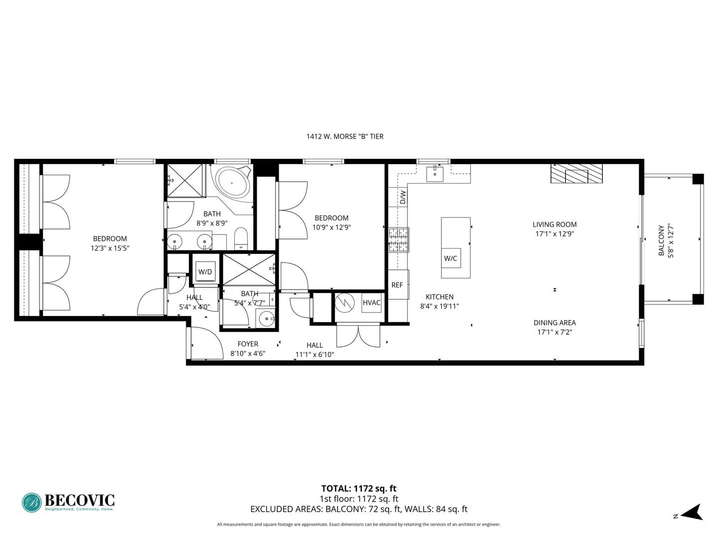Chicago Apartment: 1412 W Morse