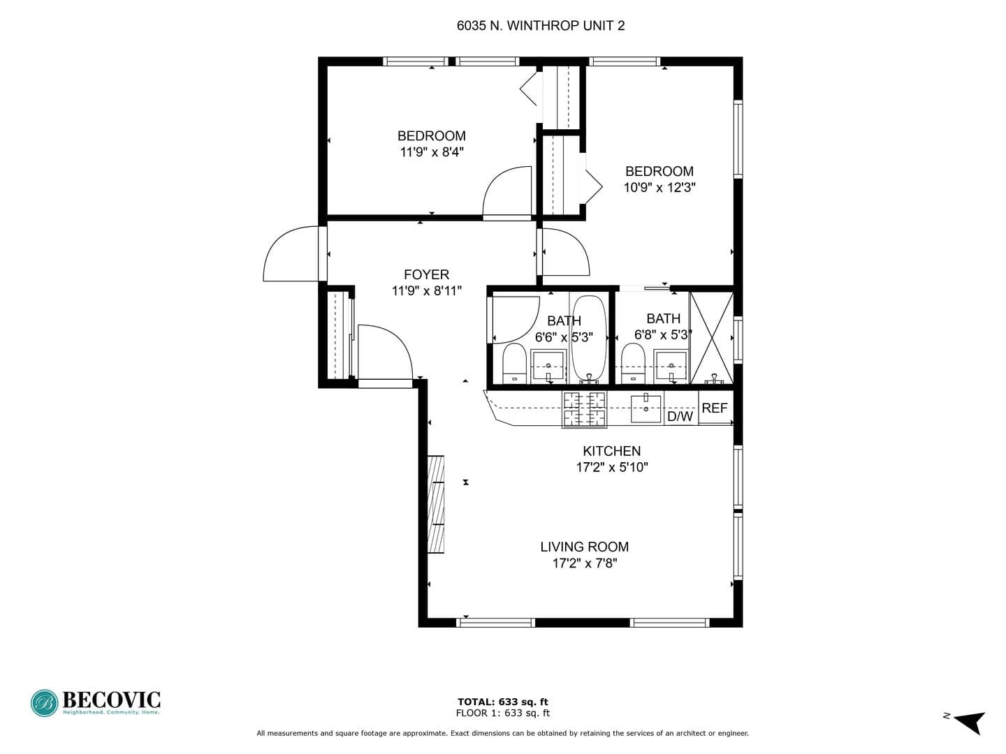 Chicago Apartment: 6035-6045 N Winthrop