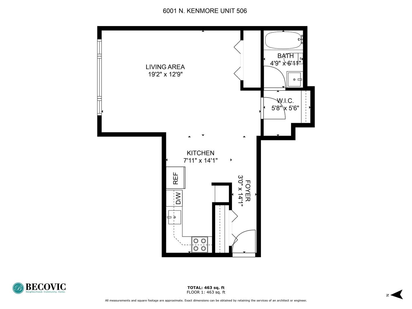 Chicago Apartment: 6001 N Kenmore Avenue