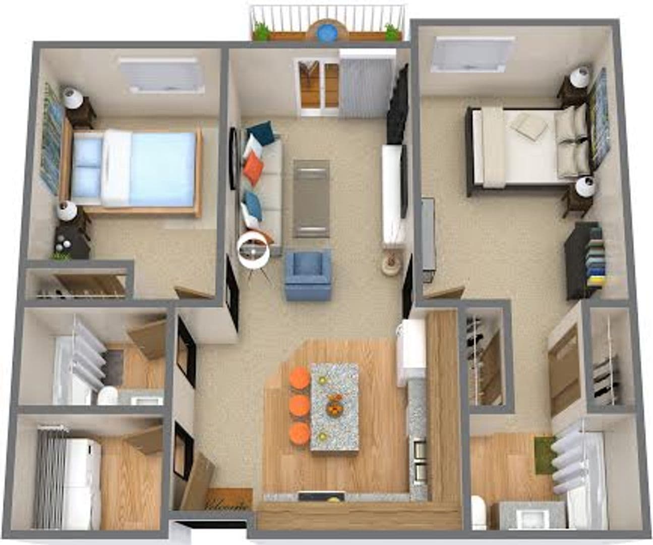 Bismarck Apartment: 100 Santa Fe