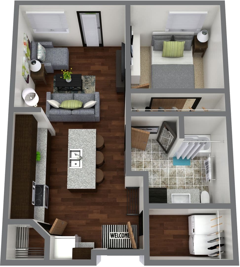 Bismarck Apartment: 100 Santa Fe