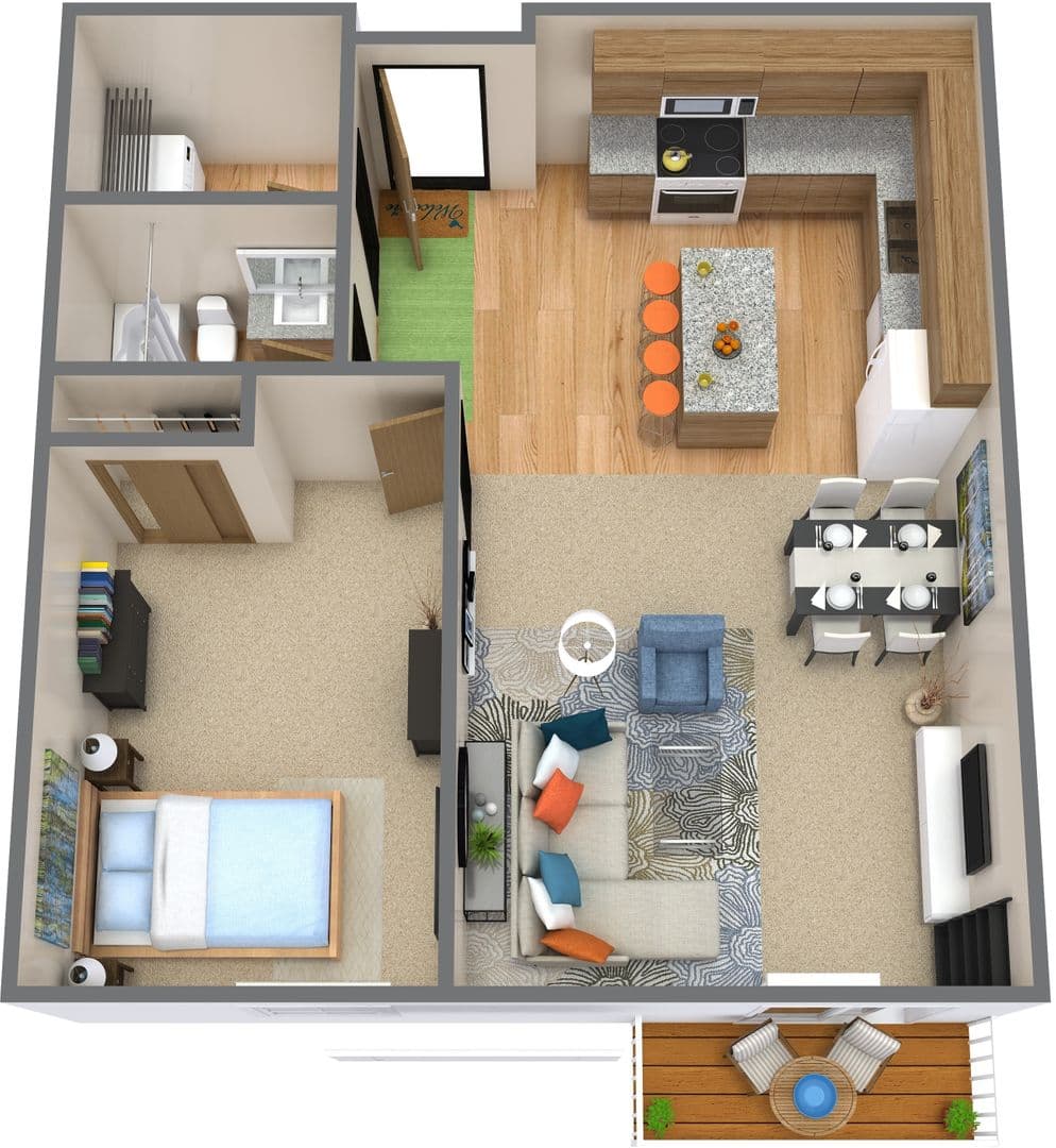 Bismarck Apartment: 100 Santa Fe