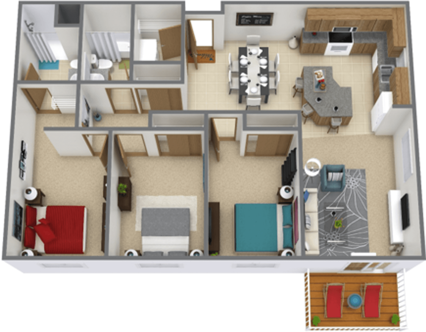 Bismarck Apartment: 1830-1834 East Capitol Ave