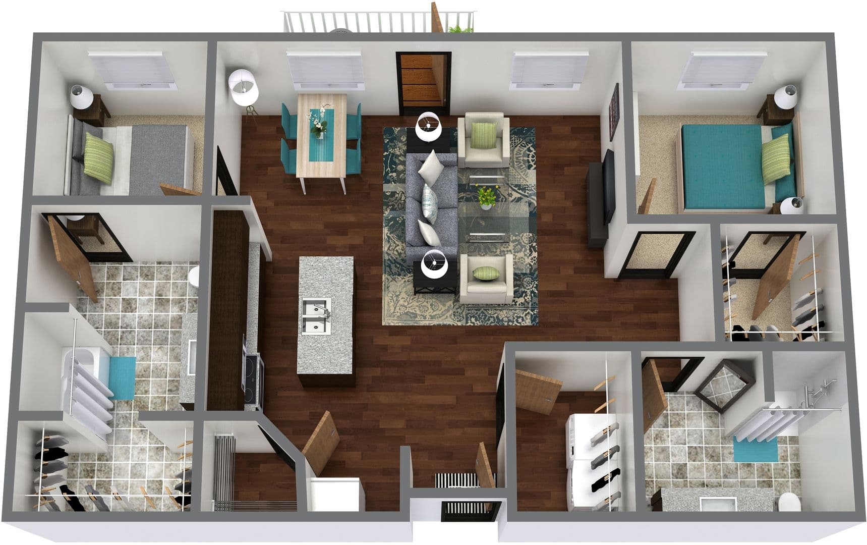 Bismarck Apartment: 100 Santa Fe