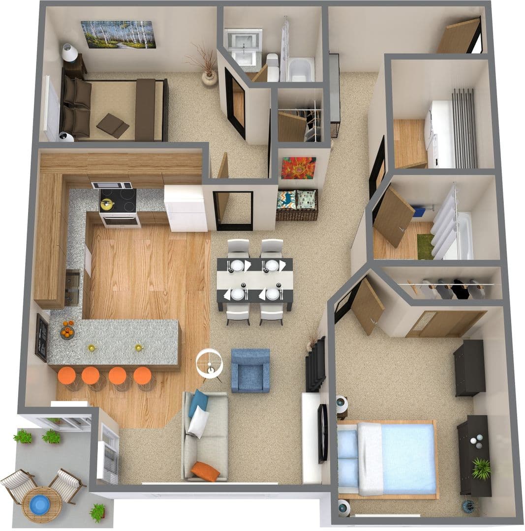 Bismarck Apartment: 100 Santa Fe