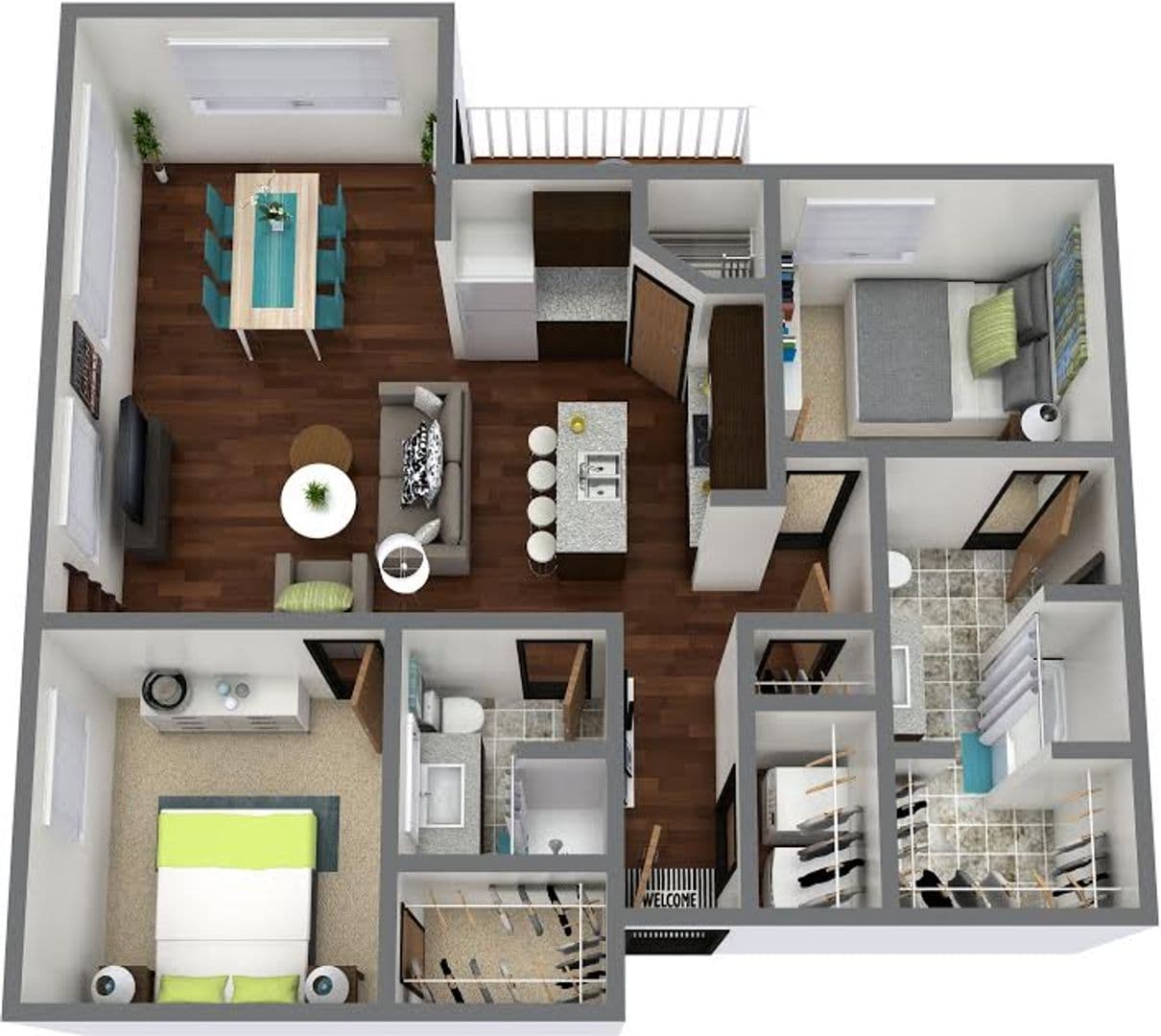 Bismarck Apartment: 100 Santa Fe