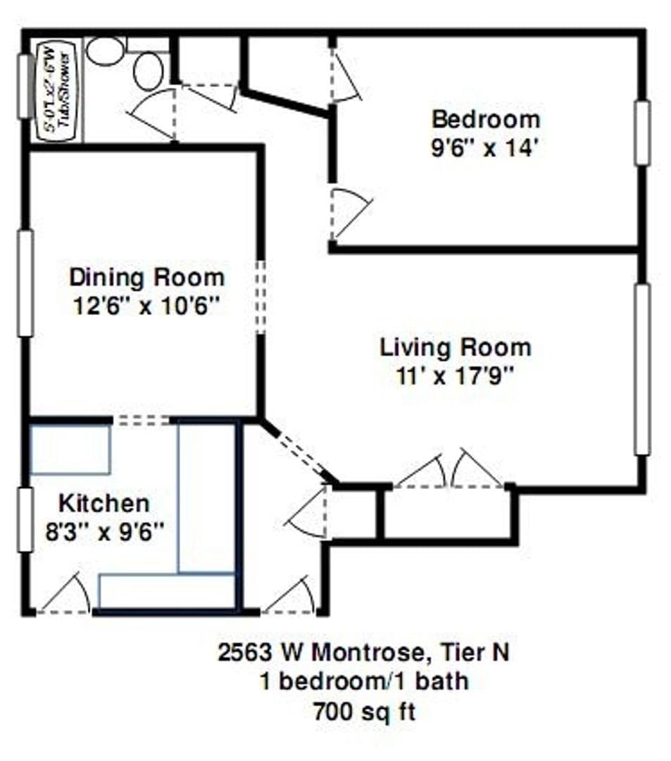 Chicago Apartment: 2557-2565 W. Montrose Ave
