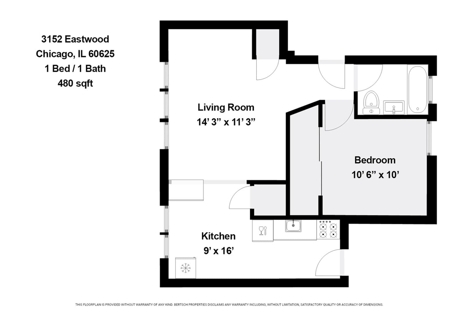 Chicago Apartment: 3146-3170 W. Eastwood Ave