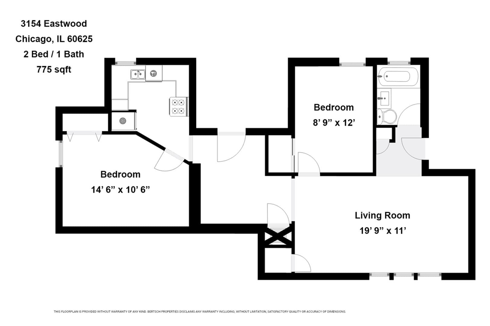 Chicago Apartment: 3146-3170 W. Eastwood Ave