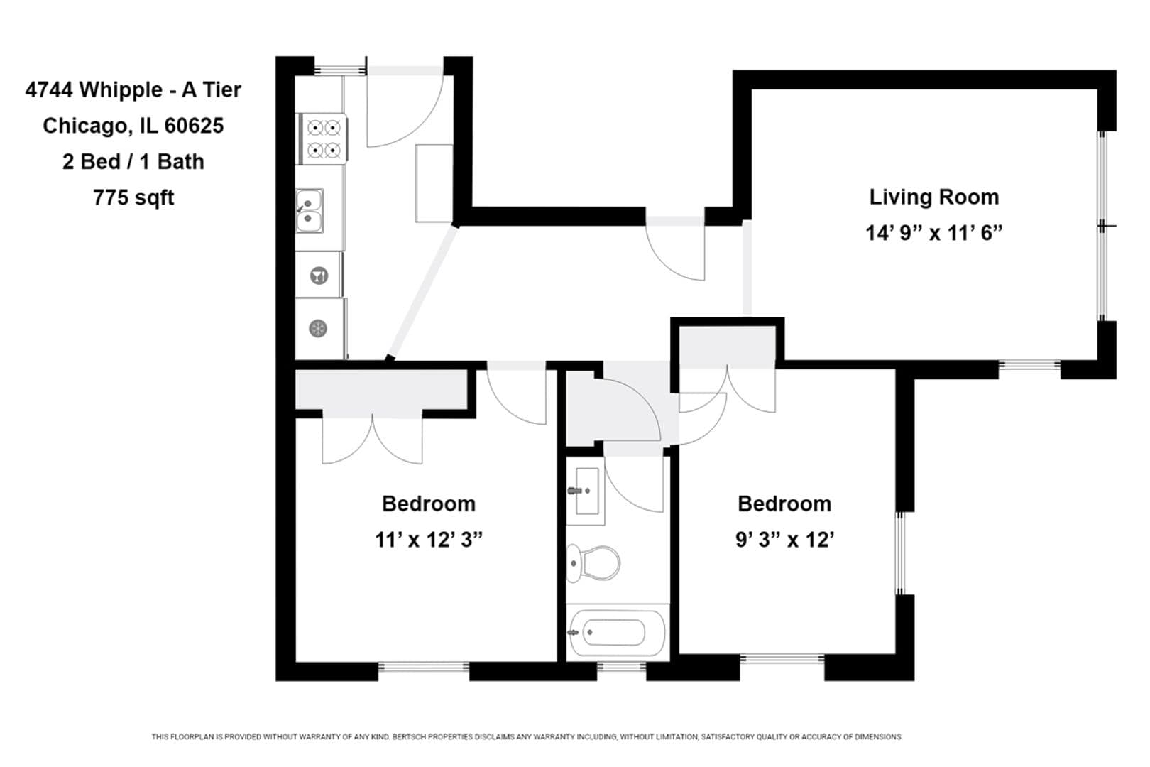 Chicago Apartment: 4730 - 4744 N. Whipple St