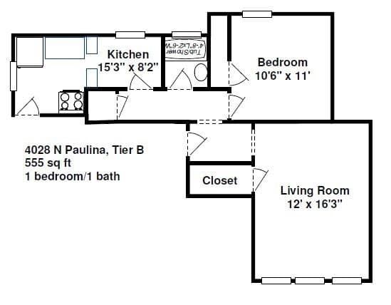 Chicago Apartment: 4028-4030 N. Paulina St