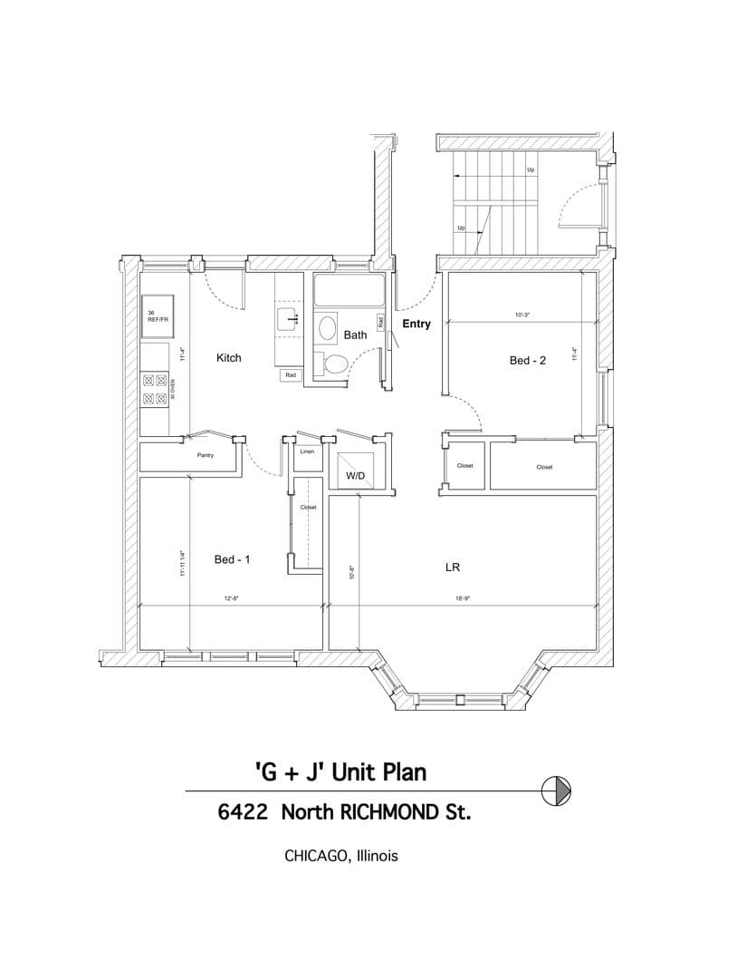 Chicago Apartment: 6414-6416-6418-6422-6424 N Richmond St.