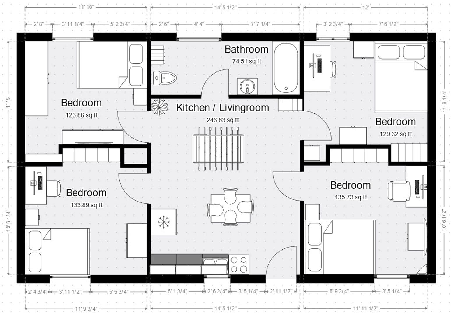 Slippery Rock Apartment: 215 Cornish Drive