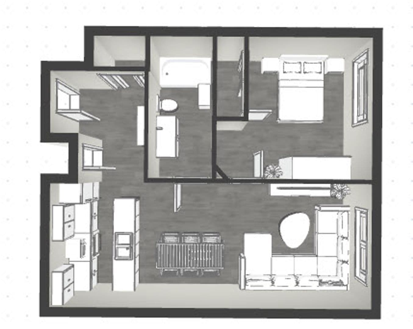 Gibsonia Apartment: 51 Hampshire Ln