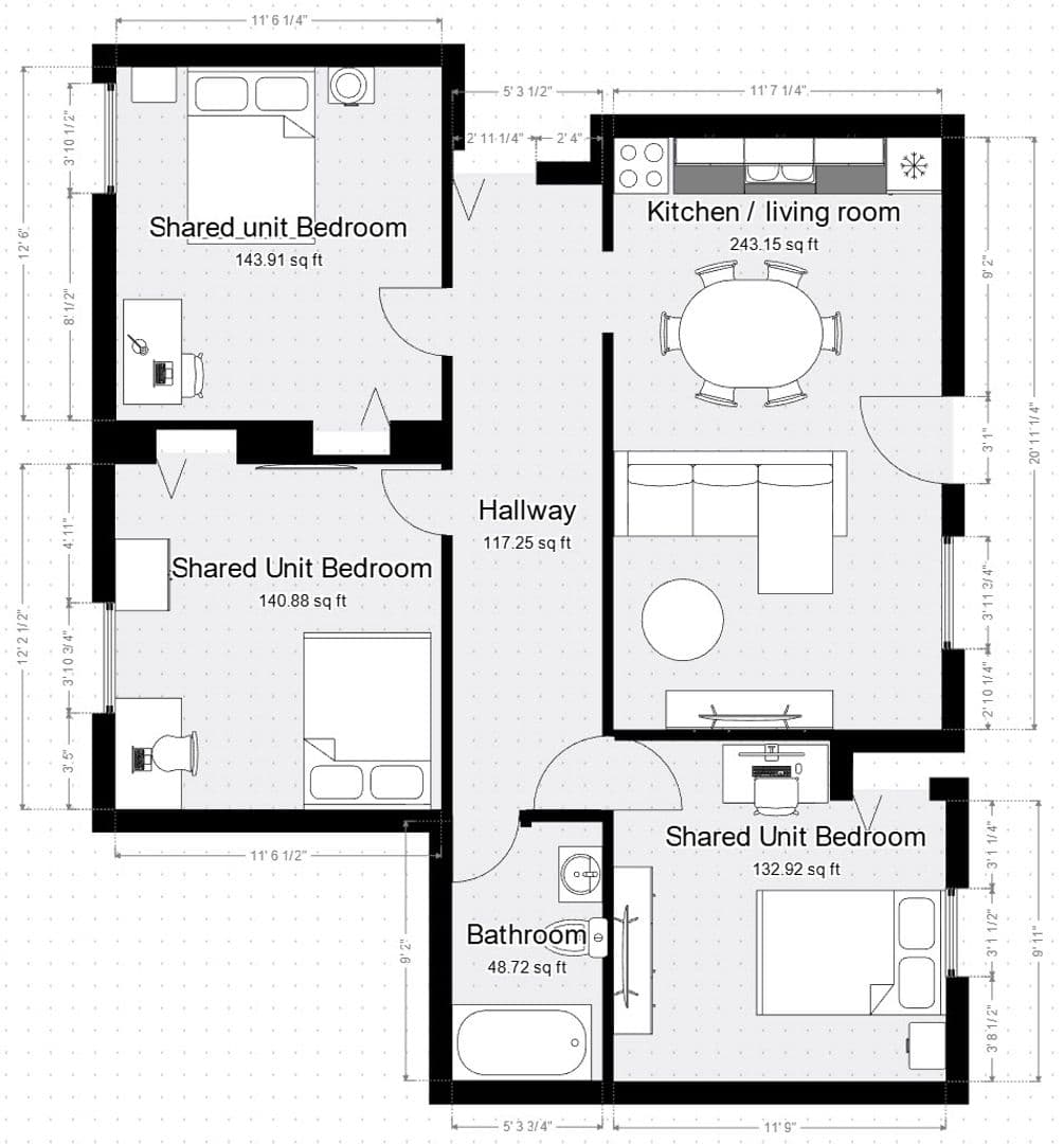 Slippery Rock Apartment: 215 Cornish Drive