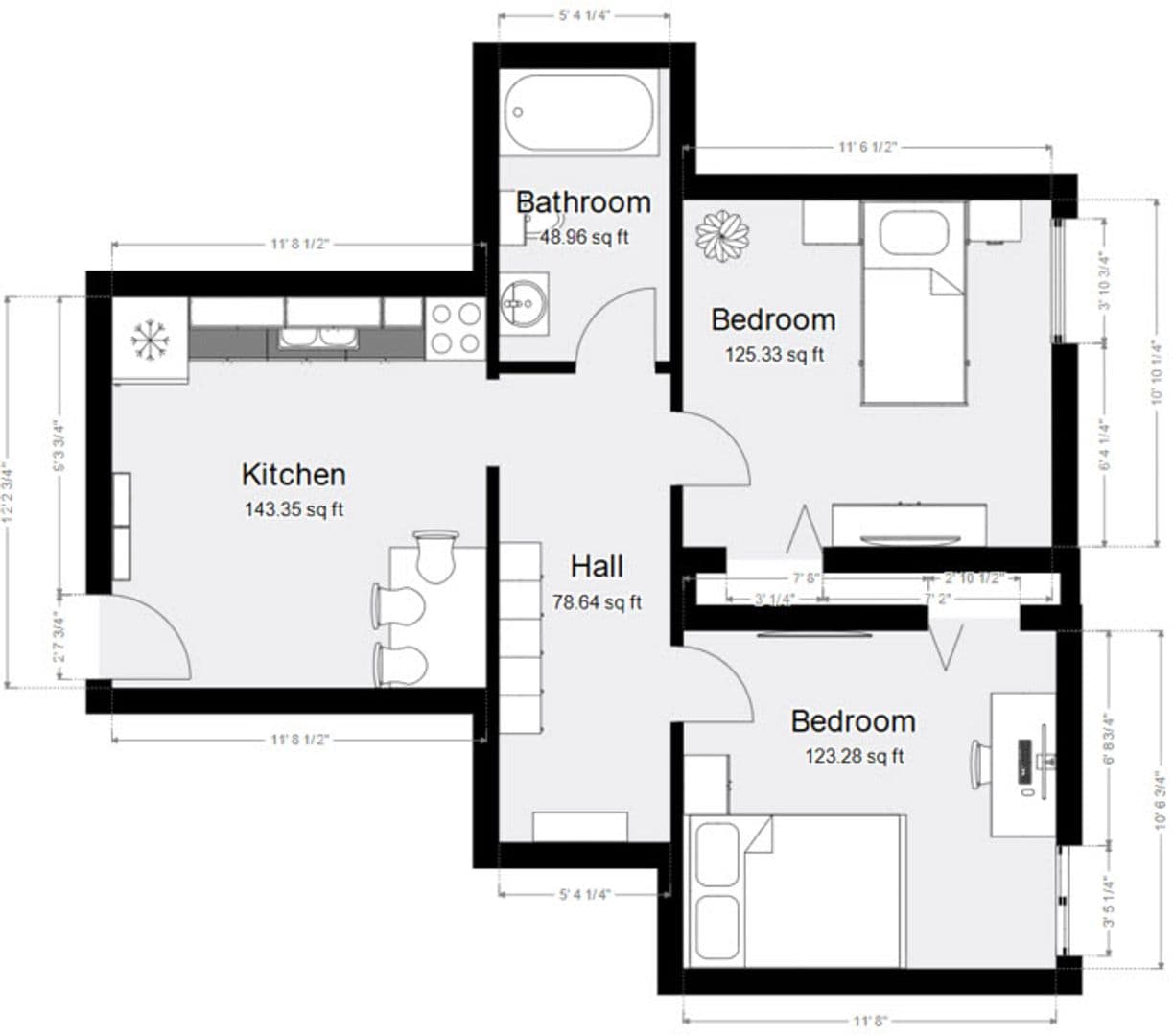 Slippery Rock Apartment: 106 Fairview Dr